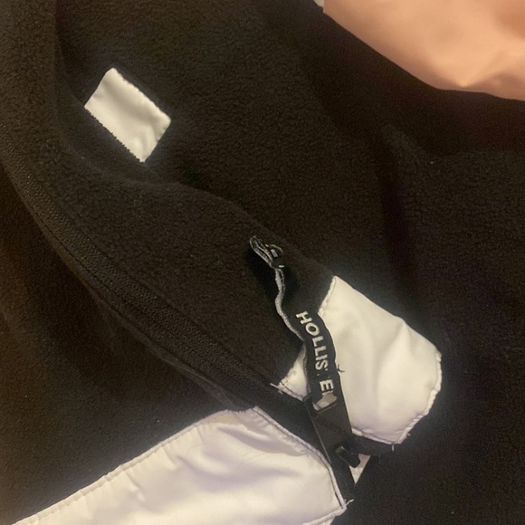 Hollister Fleece and Nylon Hoodie - Picture 5 of 5